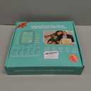 10X 30X Extra Large Magnifying Glass with Light and Stand,7-inch Lighted Magnifier,5 Color Modes Stepless Dimmable,Rectangle Hands-Free Magnifying Glass Desk Lamp for Reading Craft Hobby Close Work