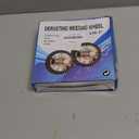 8 Inch Steel Wire Weed Wheel Brush Cutter Trimmer Head, Universal Weed Eater Attachments, Unbreakable Wired Trimmer Blade for Weed, Moss, Rust Removal on Lawn, Patio, Driveway