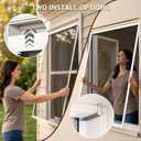 Window Screen Frame Kit, Makes 2 Screens, Up to 46 x 46 in