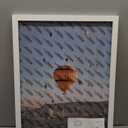 3x3 Picture Frame White for Tabletop, 3 x 3 Square Photo Frame with Shatter Resistant Plexiglass, Sturdy 3 by 3 Poster Frame, White