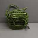 Hand Woven Waterproof Wine Bottle Basket, Red (Red), 4 Pack