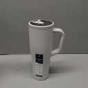 Ice Shaker 40 oz Tumbler with Handle and Straw | 40oz Sandy Beach | Cold for 30+ Hours | 2-in-1 Tumbler Shaker Bottle | Odor-Free 40 ounce Bottle for Water, Protein Shakes, Smoothies, Cocktails