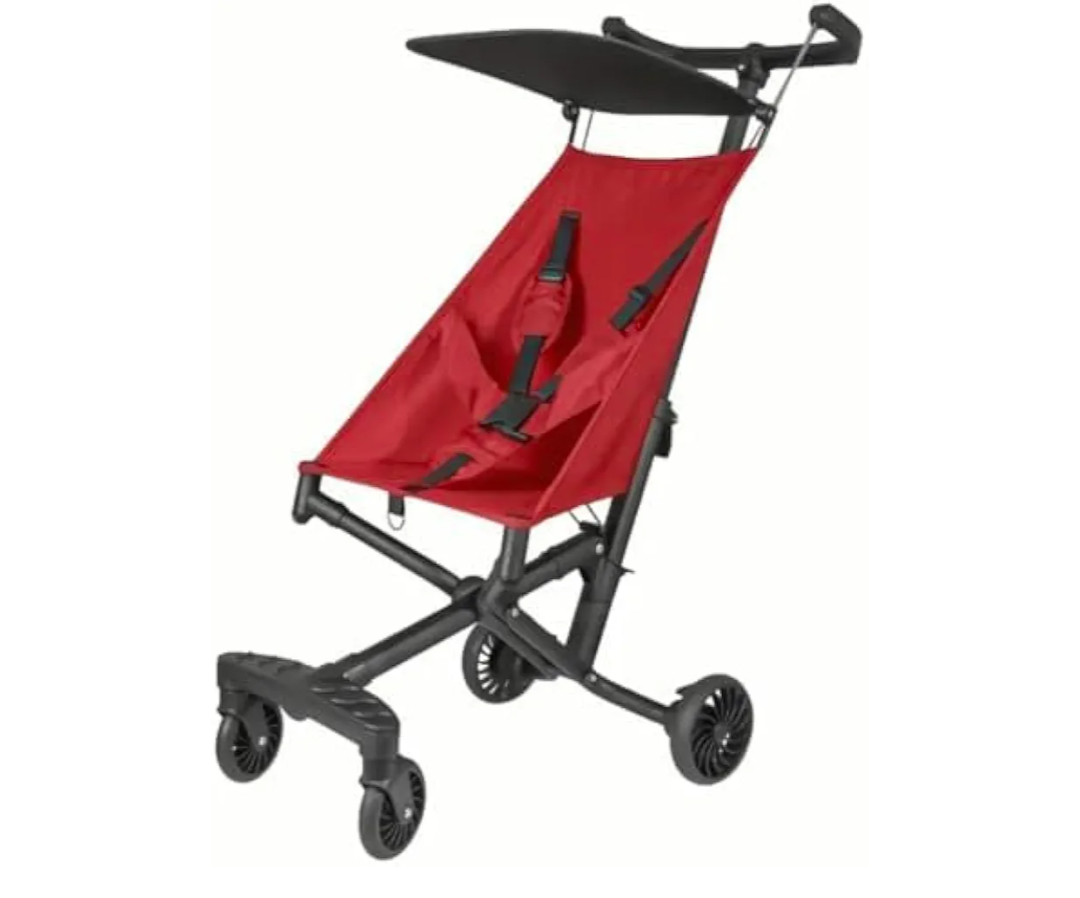Generic Stroller for Kids Ages 1-6Lightweight Umbrella Stroller - Perfect Travel Companion for Babies' First Outing!Ultra Lightweight Travel Stroller(Red)