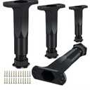 4PC Bed Support Legs and Bed Frame Support Legs，Adjustable Bed Frame Support Legs, Bed Frame Center Slats Heavy Support Leg, Extra Durable Furniture Feet, for King Bed, Sofa, Table (7.8-15)