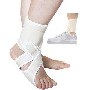 AFO Foot Drop Brace, Improve Walking Gait, Effective Relieve Pain, Adjustable Foot Orthosis Brace Support for Sleep, Plantar Fasciitis, Drop Foot Braces For Walking with Shoe (Beige-Right)