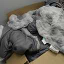 Amazon.com: Bedbay Plush Rabbit Faux Fur Comforter Set Queen Size Tie Dyed Grey Fluffy Comforter Bed Set Luxury 3 Pieces Warm Shaggy Winter Comforter Queen Size Soft Bubble Bedding Comforter Set for Teen Adults : Home & Kitchen