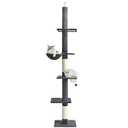 Cat Craft Floor-to-Ceiling Cat Tree, 5 Tiers, Small Cats
