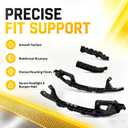 Front Bumper Headlight Bracket Compatible with Accord 2008-2012