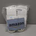 BagDream 50 Pack 3.5x2.4x6.7 Inches Small Kraft Paper Gift Bags with Handles Bulk Mini Party Favor Bags Candy Bags Recyclable White Paper Bag for Samples