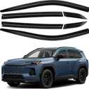 6PCS Side Window Deflectors Compatible with Toyota 2026 RAV4 LE SE XLE XSE Limited Hybrid Accessories Shatterproof Window Rain Guards Window Visors Vent Deflector