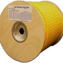 T.W Evans Cordage Co. 80-010 1/4-Inch by 600-Feet Buffalo Twisted Polypro Rope, Yellow
