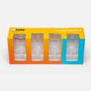 Infuse 4Pc Stackable Glass Goblet Set