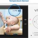 VTech VM819 Non-WiFi Video Baby Monitor with Camera - 2.8 Color Screen, 1000ft Range, 19Hr Battery, Night Vision, Temp Sensor, Lullabies - Secure Private Hack-Proof