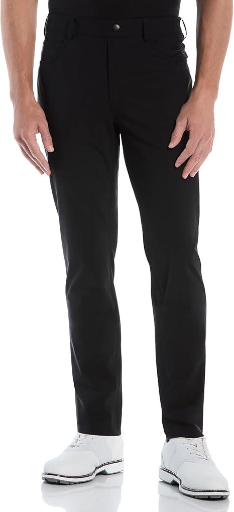 PGA Tour Men's 5-Pocket Performance Pull-on Golf Pants,  4-Way Stretch, Moisture-Wicking, Sun Protection  Size 36-32