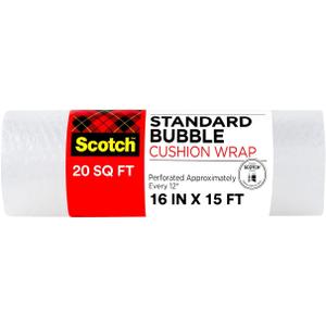 Scotch Cushion Wrap, 16 in x 15 ft., 1 Roll/Pack (7924)