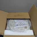 26" Single Farmhouse Table Lamp - 2 USB A+C 3-Way Dimmable Touch Lamps with Nightlight for Living Room Bedroom Lamp Bedside Nightstand Lamps (Beige White-Single)