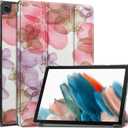 Gylint Folio Case for Samsung Tab A11 2025 & Tab A9 2023 8.7 Inch Flower