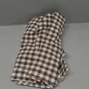 100% Cotton Pillowcases – Pack of 2, Breathable Checkered Pattern, Standard Size, Envelope Closure, Soft & Durable- Chocolate Brown