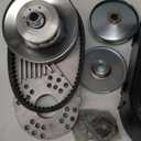 212CC Torque Converter 6.5 HP 3/4" Go Kart Mini Bike Comet Clutch 10T 40/41 and 12T 35 Chain Predator Driver Pulley Replacement Set - 30 Series