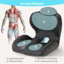 Ergonomic Seat Cushion, Office Chair Seat Cushions with L-Shaped Design, Memory Foam Seat Cushion for Home Car Chair Wheelchair