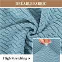 FUANGUI Armless Accent Chair Cover Slipcover, Stretch Spandex Chair Covers for Living Room Removable Washable for Armless Chair Furniture Protector