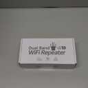 WiFi Extender Signal Booster,WiFi Extender Supports 105 Devices, 1.2Gbps Home Signal Booster,Dual Band 5GHz/2.4GHz, WiFi Booster Up to 12880 Sq.ft, EasyMesh Compatible, One Ethernet Port