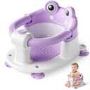 Baby Bath Seat for Babies 5-10 Months & up Non-Slip Toddler Bath Seats for Sitting Up Infant Bathtub Chair with Suction Cups and Soft Cushion for Baby Shower Tub Seat