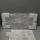 Acrylic Sticker Display Stand with Curved Pockets for Big 4'' Stickers- Brochure Holder with Customizable Space - On the Go Display Stands for Vendor Events - Ideal for Small Business Vendors (Medium)