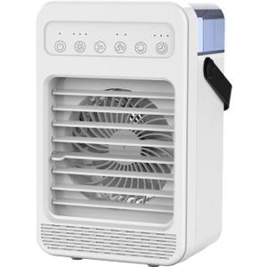 Portable Air Conditioners, Mini Air Conditioner Personal Evaporative Air Cooler with 4 Speeds 7 Colors, 600ML Portable Ac Unit Fan 2 Cool Mist Cooling Fan for Room Office Car Portable Air Conditioners, Mini Air Conditioner Personal Evaporative Air Cooler with 4 Speeds 7 Colors, 600ML Portable Ac Unit Fan 2 Cool Mist Cooling Fan for Room Office Car