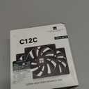 Thermalright TL-C12C X3 CPU Fan 120mm Case Cooler Fan, 4pin PWM Silent Computer Fan with S-FDB Bearing Included, up to 1550RPM Cooling Fan3 Quantities