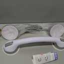 Auroras Suction Cup Grab Bars for Bathtubs and Showers, 16 Inch