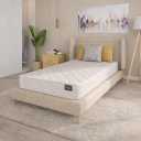 HomeLife Twin Mattress 6 Inches 38X75 White Medium Firm Hybrid for Bed Twin Size Mattress Pocket Coil Tight Euro Top High Density & Polyester Cover Rolled in a Box