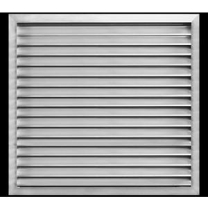 HVAC Premium 32"W x 34"H Aluminum Exterior Gable Louver Vent for Walls & Crawlspace - Weather-Resistant Air Grille with Screen Mesh - [Outer Dimensions 33.75"W x 35.75"H]
