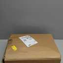 Magnetic Thermal Insulated Door Curtain with Visible Windows, Thicken Polyester Fiberfill & Durable Oxford Fabric, Hands Free Windproof Door Screen for 1 Car Garage Doors 8x7FT, Black