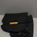 STORAGE MANIAC 2Pack Large Laundry Hamper, 80L (21.1 Gal) Collapsible Laundry Basket with Bamboo Handles, Freestanding Waterproof Clothes Hamper for Laundry Room, Bedroom, Dorm, Towels, Toys, Black