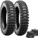 12.5x2.75 Replacement Knobby Tire and Inner Tube, 2Sets for Razor MX350 MX400 Dirt Rocket, X-Treme X-560, Compatible with 12 1/2x2 3/4 Electric Scooters