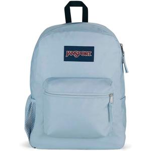 JanSport Cross Town Backpack 17" x 12.5" x 6" - Simple Bag for Everyone with 1 Main Compartment, Front Utility Pocket - Premium Class Accessories - Blue Dusk, One Size