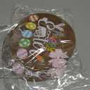 2 x Happy Easter Wooden Hanging Sign with Bow, Rustic Easter Wooden Door Hanger for Home Farmhouse Window Indoor Outdoor Decor