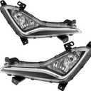 Fog Lights Compatible With 2014 2015 2016 Hyundai E-lantra Left Side 1PCS NOT Fit GT model A Pair of Fog Lamps