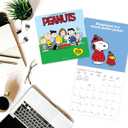 Graphique 2026 Peanuts Wall Calendar | 12 x 12 | Thick Paper | Home & Office Organizer | Large Monthly Grid | 3 Languages & Marked Holidays | 4 Month Preview Page for 2027