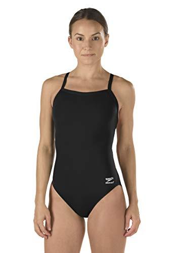 Speedo Women's Swimsuit One Piece Endurance+ Flyback Solid Adult Team Colors 28