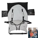 Upgrade Your Ride with Premium Airplane Seat Extender, Grey, Size 16×22"