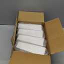 TURSTIN Set of 8 Wood Furniture Legs 6 Inch Square Solid Wood Sofa Legs with M8 T-Nuts Natural Wooden Couch Leg Replacement Leg for Furniture Armchair Bed Dresser Cabinet or DIY Projects, White