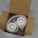 2 PCS Candlestick Holders Ceramic White Taper Candle Holder Candlelight Stand Candle Holders for Desktop Table Setting Home Party Decoration