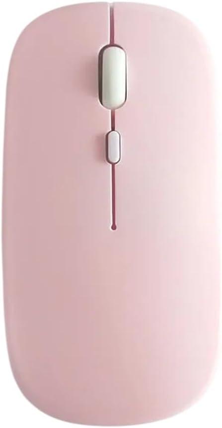 Wirreless BIIuetuoth 5.0 Mouse for Tablet Laptop Computer Mini Ultra Thin Wirreless Mice Rechargeab 2.4 GHz Mute Button