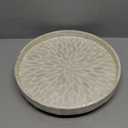 CLAYNIX Mother of Pearl Turntable Organizer - Table & Countertop, Cabinet & Pantry Lazy Susan (12.5 in)