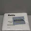 Kotile White Ruffle Curtain 84 Inches Long 1 Panel Gypsy Layered Ruffled Curtain for Living Room, Rod Pocket Light Filtering Privacy Shabby Chic White Ruffle Window Curtain Panel, W52 x L84 Inch