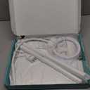 10X 30X Large Magnifying Glass with Light and Stand, 36 LED Flexible Gooseneck Floor Magnifying Lamp, Adjustable Brightness Large Lighted Magnifiers for Reading,Sewing,Crafts,Painting,DIY,White