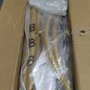 Metal Arch Backdrop Stand Set of 3(6 ft, 5 ft, 4 ft) Party Arch Stands for Valentines Day, Wedding, Birthday, Baby Shower, Bridal Shower,Balloon Arched Frame for Garden Decor, Gold Floral Arches