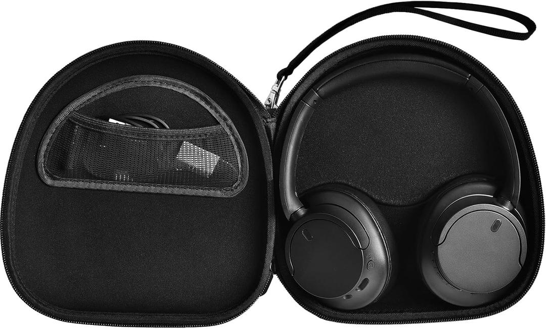 PAIYULE Case Compatible with Sony WH-CH720N WH-CH520 WH-1000XM4 Noise Canceling Wireless Headphones Bluetooth Over The Ear Headset, Carrying Storage for JBL Tune 720BT 510BT (Box Only) (Black)